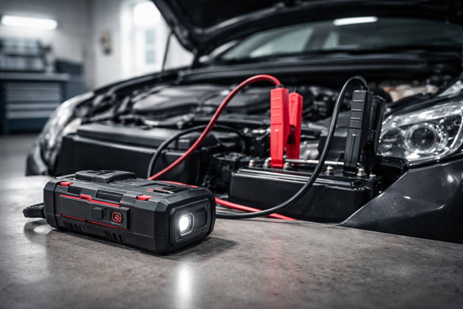 Arrancador de coche portátil (jump starter): cómo elegir potencia real y los mejores para gasolina y diésel