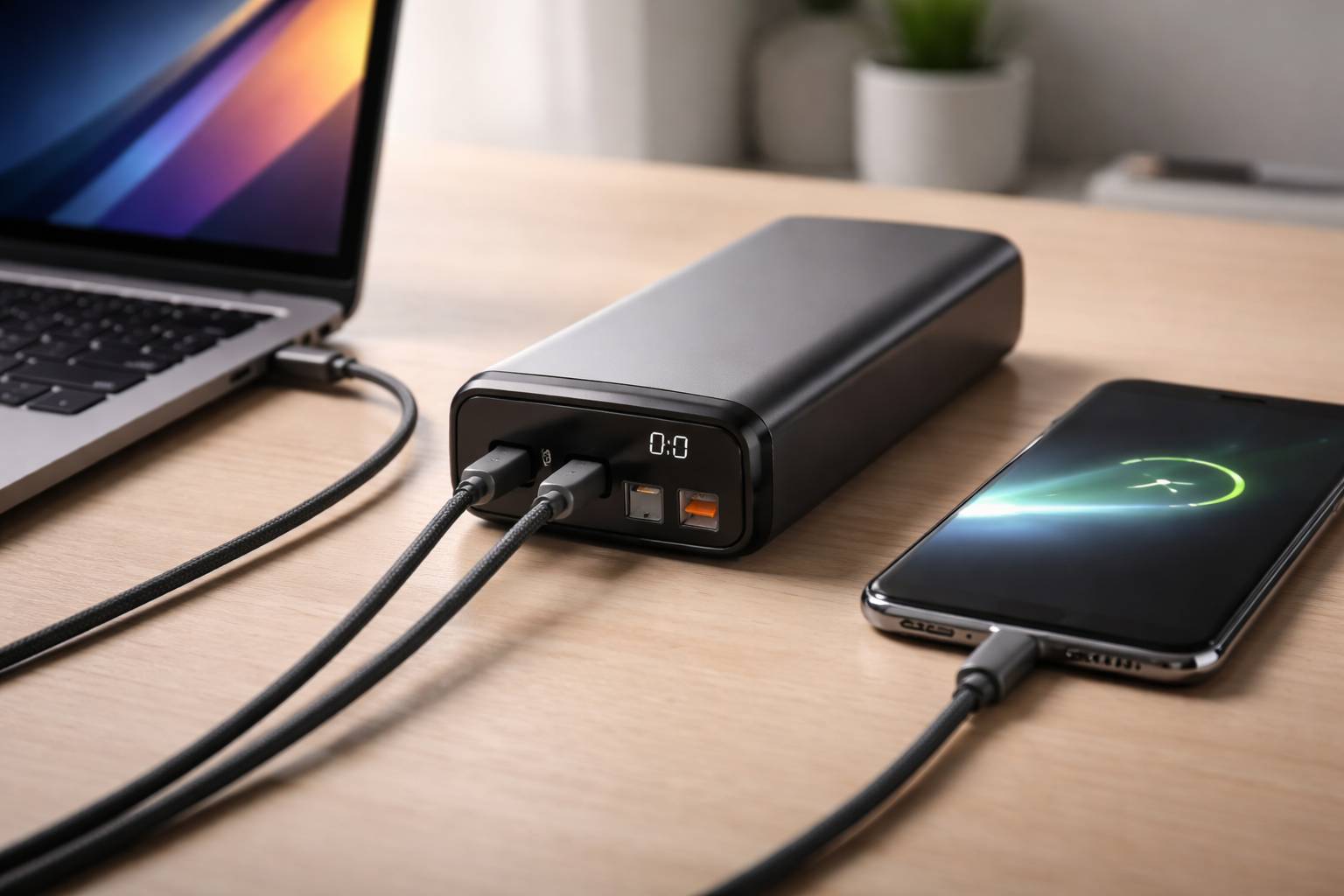 Power bank para portátil y móvil: qué mirar (W, Wh, USB-C PD) y los mejores modelos de alta capacidad